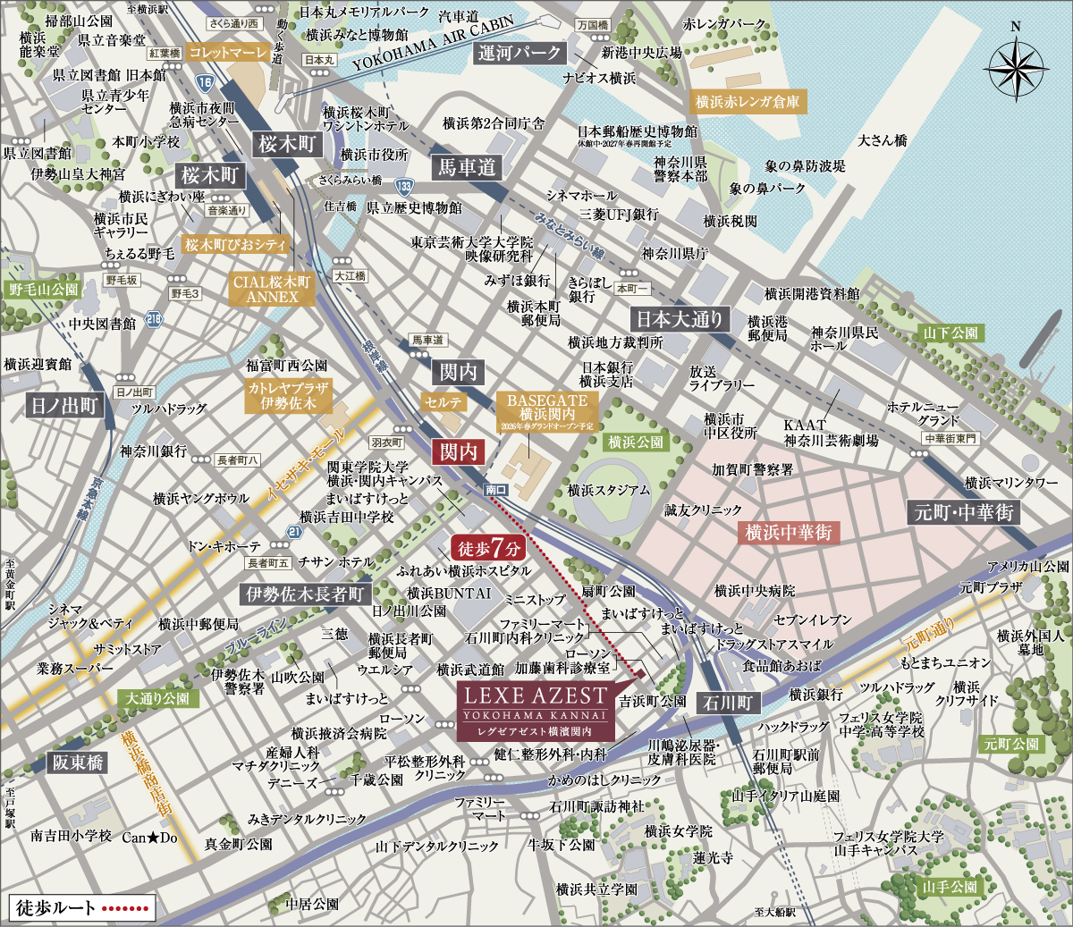 現地案内図